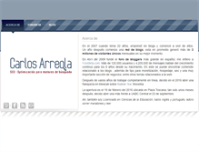 Tablet Screenshot of carlosarreola.com